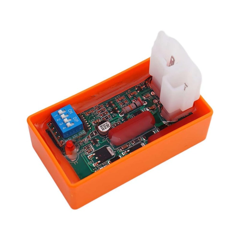 Adjustable Motorcycle CDI Ignition Box With Dip Switch For Racing Performance 0