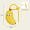 Portable Travel Toothbrush Cover With Toothpaste Storage Case Banana Shaped Toothbrush Protector B 4