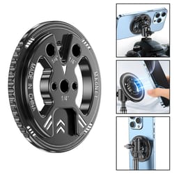 magnetic adapter ring for camera & tripod accessories – strong magnet mount for magsafe phone compatibility