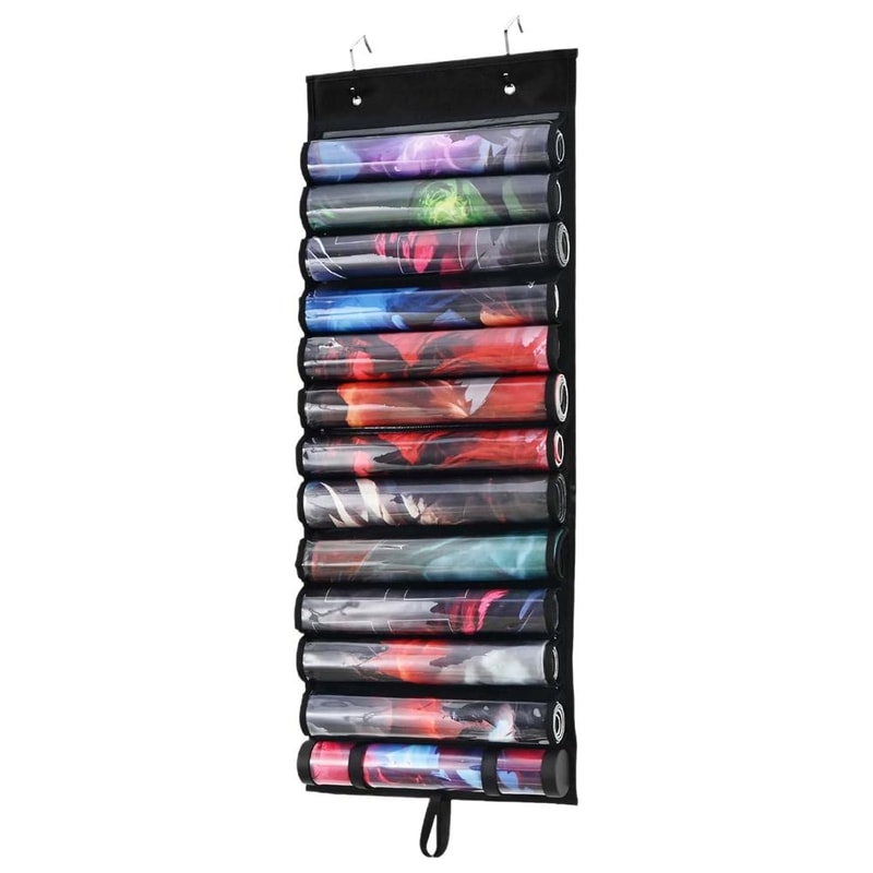 Portable Playmat Holder And Storage Bag For TCGRPG Mats Organized And Convenient Includes Hooks 4