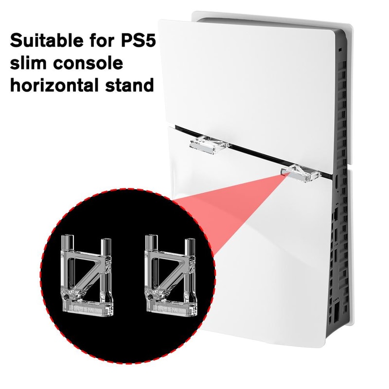 Transparent Acrylic Horizontal Stand For Slim Optical Drive Slim Storage Support Stand 3