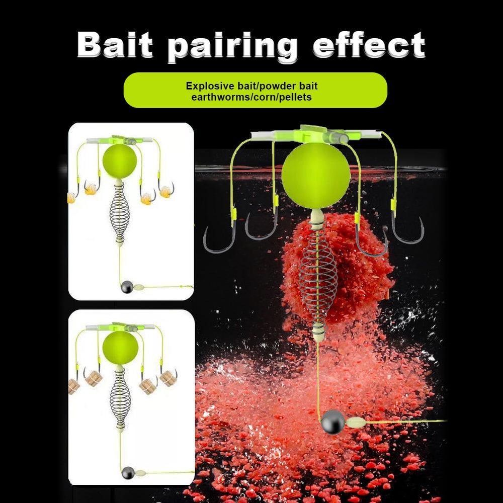 Fishing Bait Cage With AntiWinding Hook Float Line Feeder Sinker For Efficient Fishing 3
