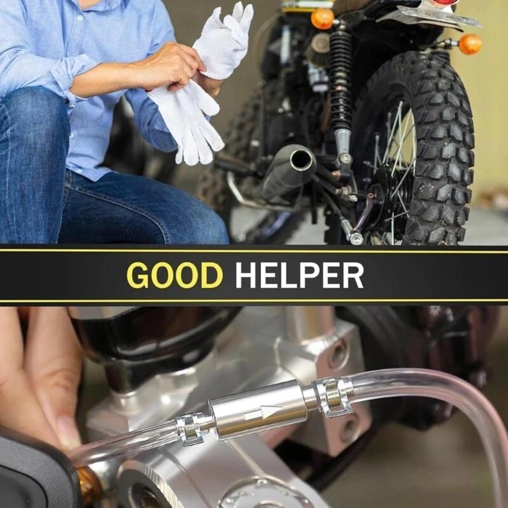 Brake Bleeder Hose Kit One Way NonReturn Valve For Motorcycle Brake And Clutch 5