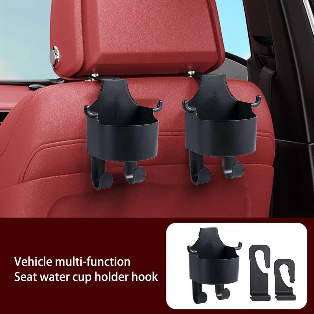 Multifunctional Car Seat Hook Organizer Universal Handbag Holder Phone Cup Storage Solution 0