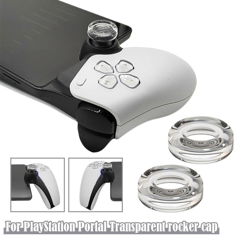 Rocker Cap For PlayStation Portal Transparent Liquid Silicone Joystick Analog Cover For PS Portal 1