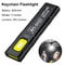 USB C Rechargeable Keychain Flashlight Compact EDC Pocket Work Light 2