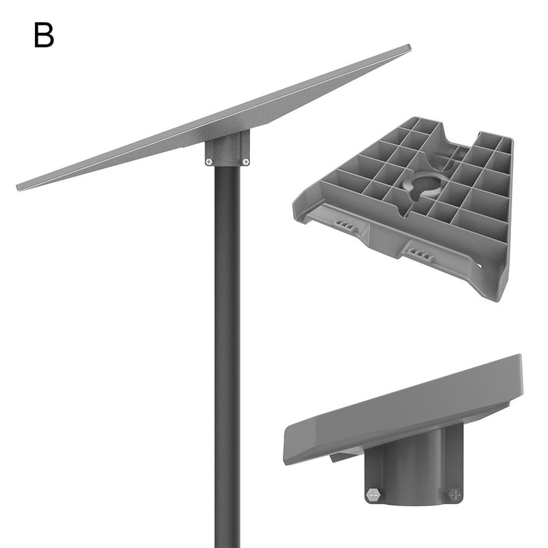 For Starlink Gen Pipe Adapter Mount ABS Pole Bracket For Satellite Dish Installation 4