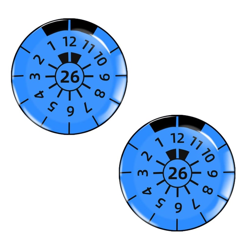 Gel Stickers For German License Plates UV Resistant Car Badge Emblem Waterproof Raised Decals 3