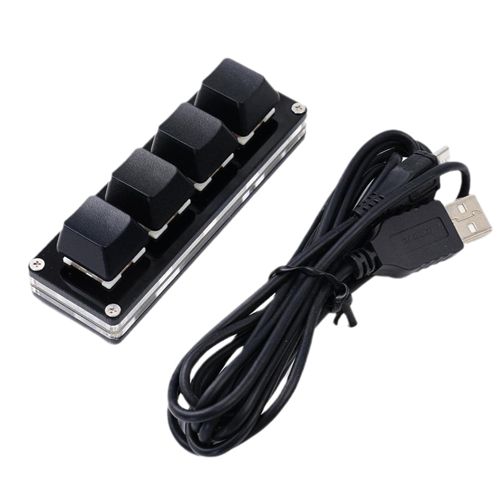 Custom RGB Mechanical Keypad For Gaming Photoshop Programmable Macro Mini Macropad 3