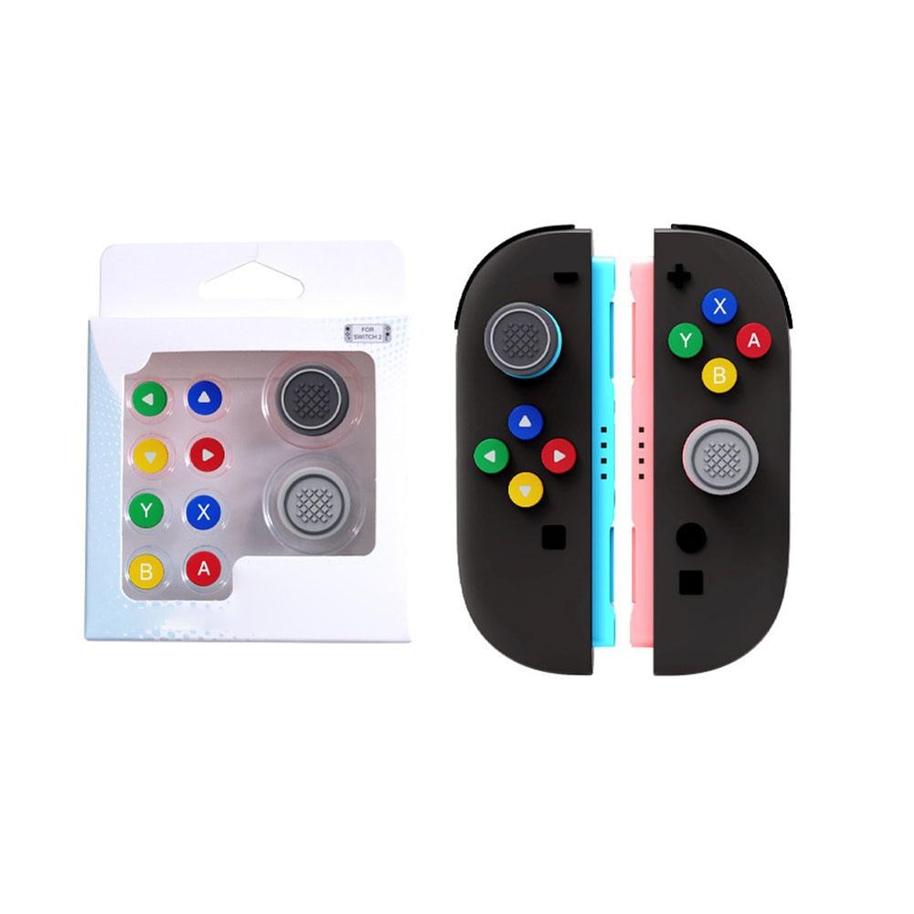 Colorful Silicone Thumb Button Caps For Switch Joysticks Customizable Comfortable Controller Acce 3