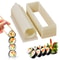 Reusable Sushi Maker Kit Round Square Heartshaped Kimbap Sushi Roll Molds Sushi Making Tools For 1