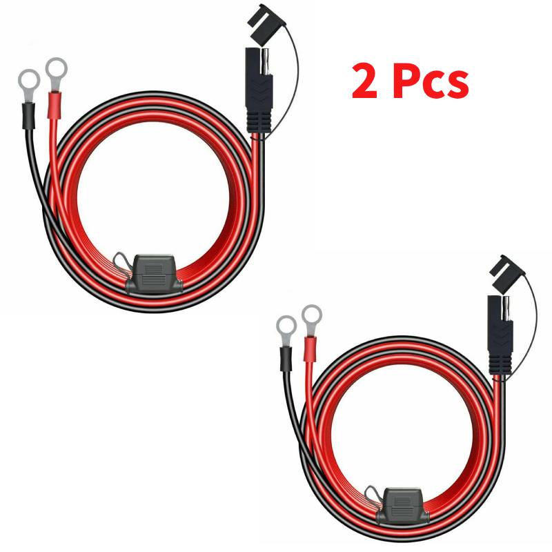SAE Quick Release Plug Cable With Fuse Terminal O Connector For Battery Charger AWG Terminal Extens 5