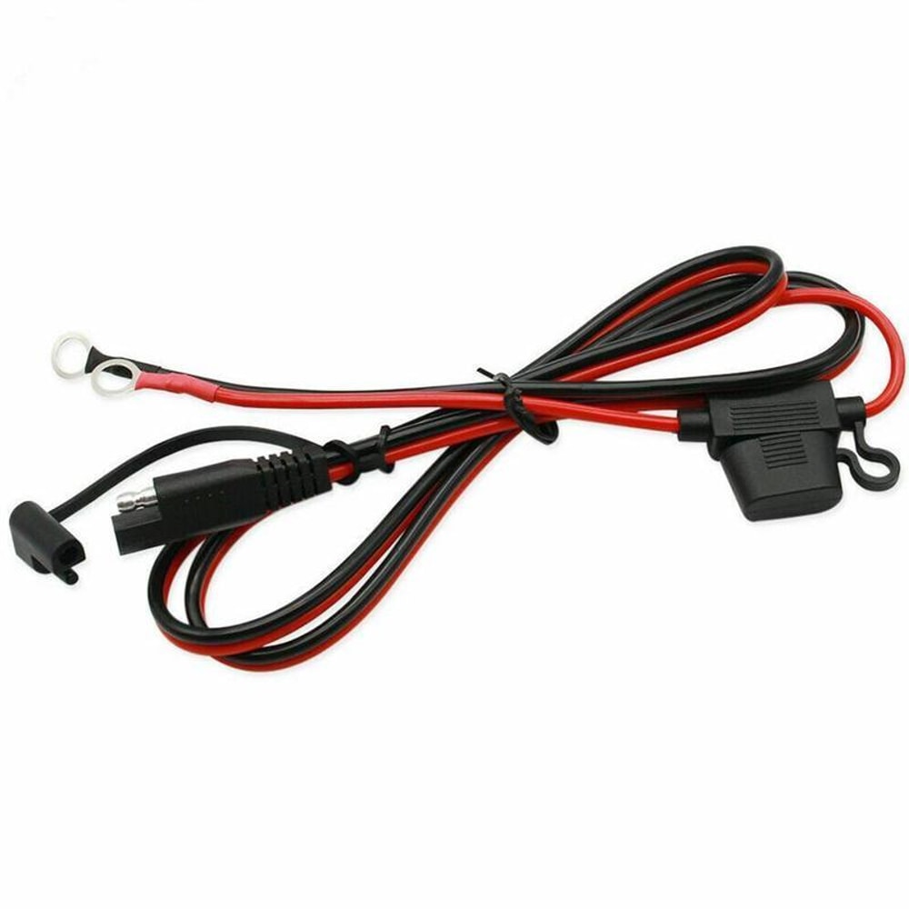 SAE Quick Release Plug Cable With Fuse Terminal O Connector For Battery Charger AWG Terminal Extens 2