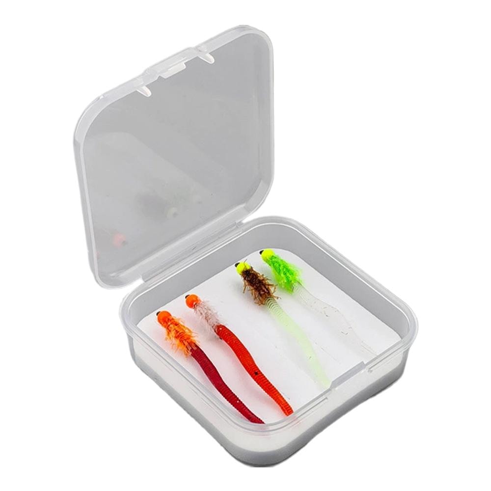 Luminous Soft Worm Fishing Lures Glowing Simulated Earthworms For Rainbow Trout Catfish And Fly Fi 0