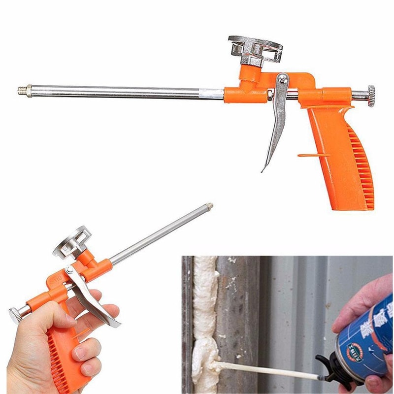 Foam Expanding Spray Gun Alloy Plastic Polyurethane Foam Sealant Tool For House Renovation 1