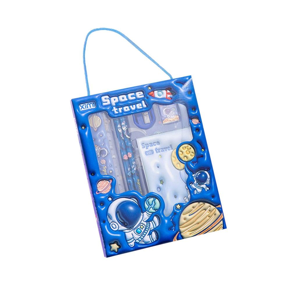 Cartoon Kids Stationery Set With Pencil Case Pencils And Erasers Perfect School Supplies Gift Box 6