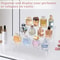 Acrylic Display Rack For Cupcakes Perfume Dolls More Transparent Trapezoidal Storage Shelf 3