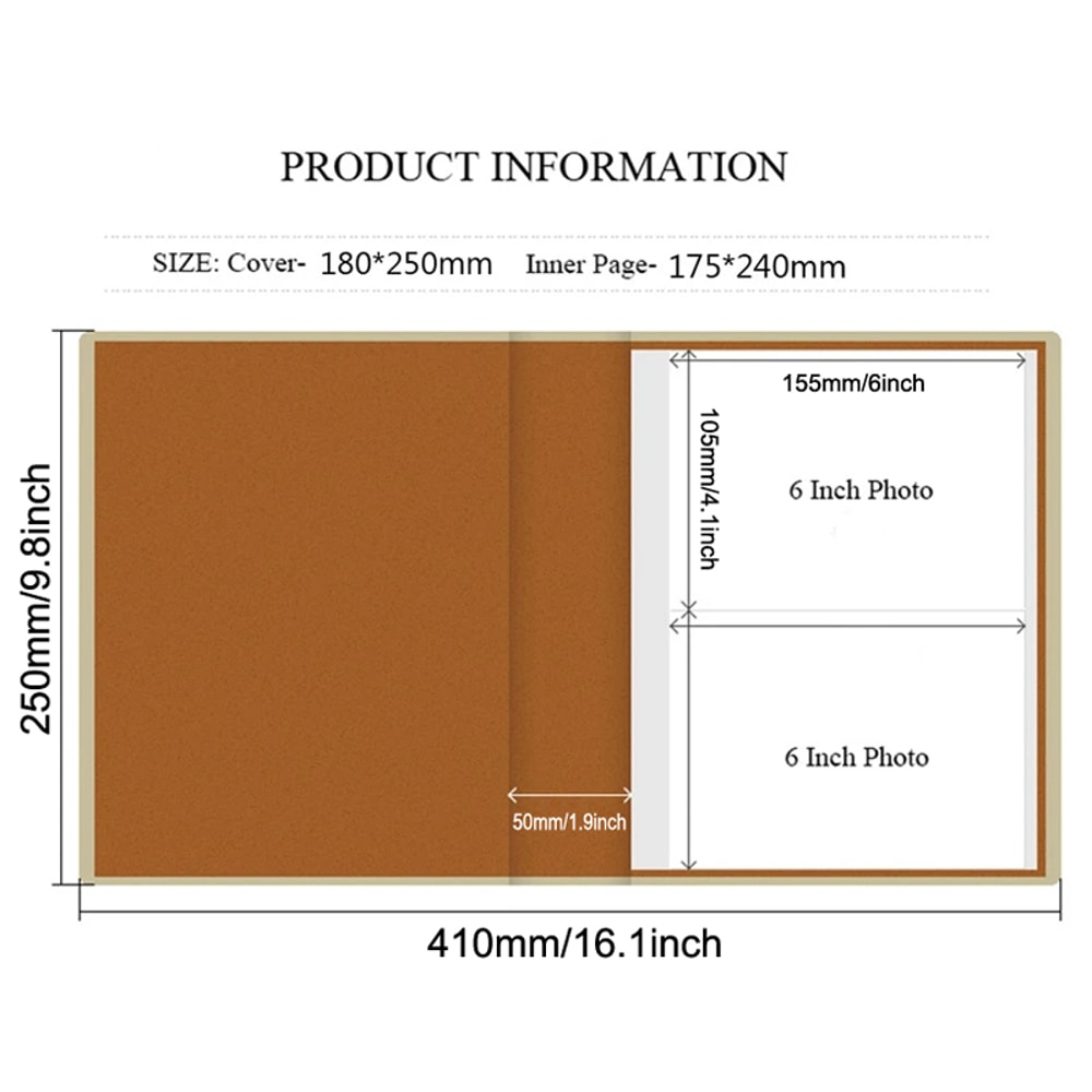 Handmade Wedding Baby Photo Album With Pockets For Photos 3