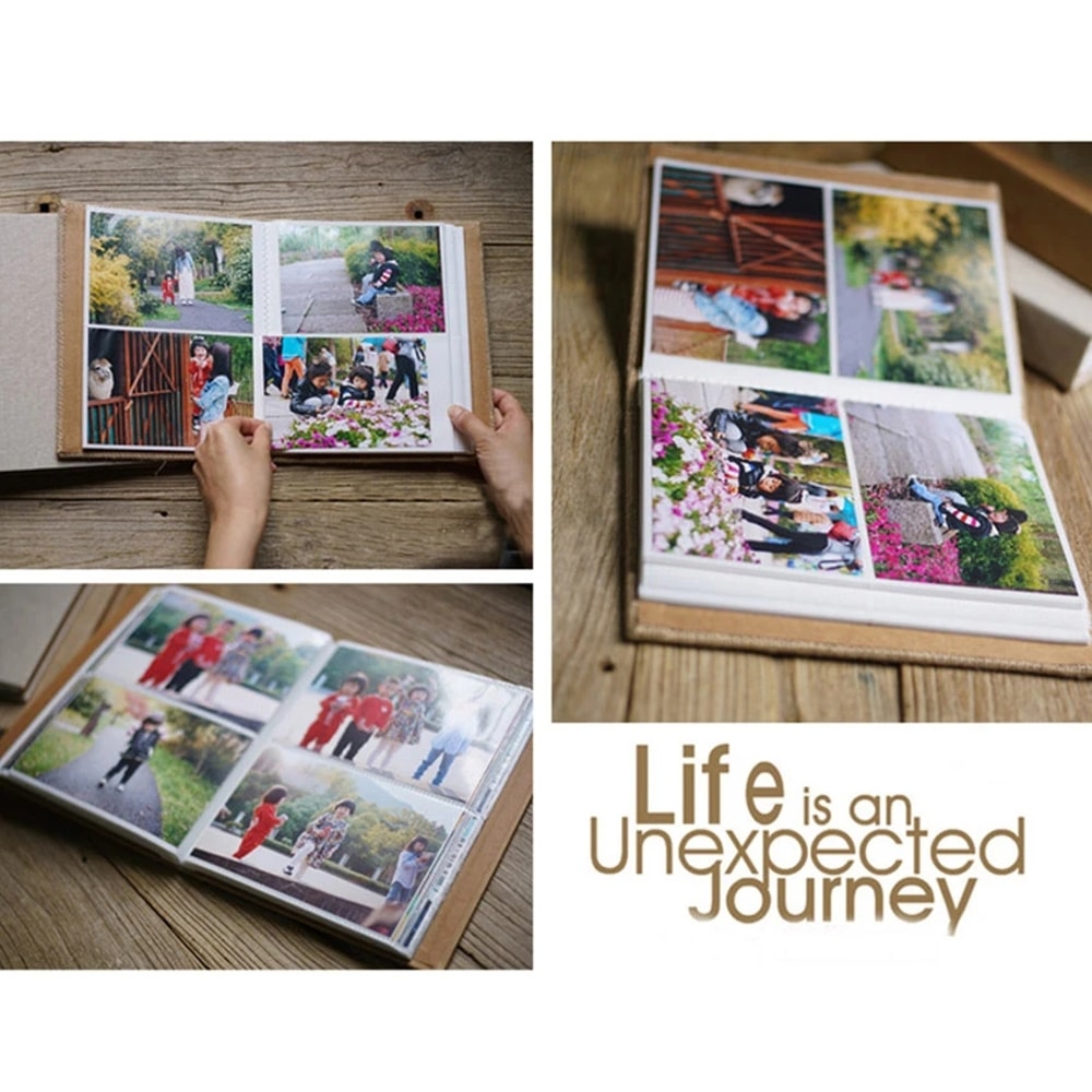 Handmade Wedding Baby Photo Album With Pockets For Photos 6