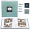 Linen Cloth Photo Storage Album Writable Children Growth Keepsake 3