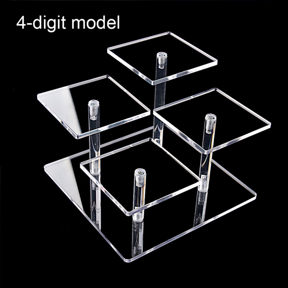 Transparent Acrylic Display Stand Jewelry Holder Shelf MultiPurpose Organizer 2