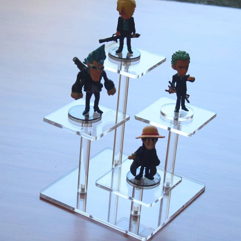 Transparent Acrylic Display Stand Jewelry Holder Shelf MultiPurpose Organizer 1