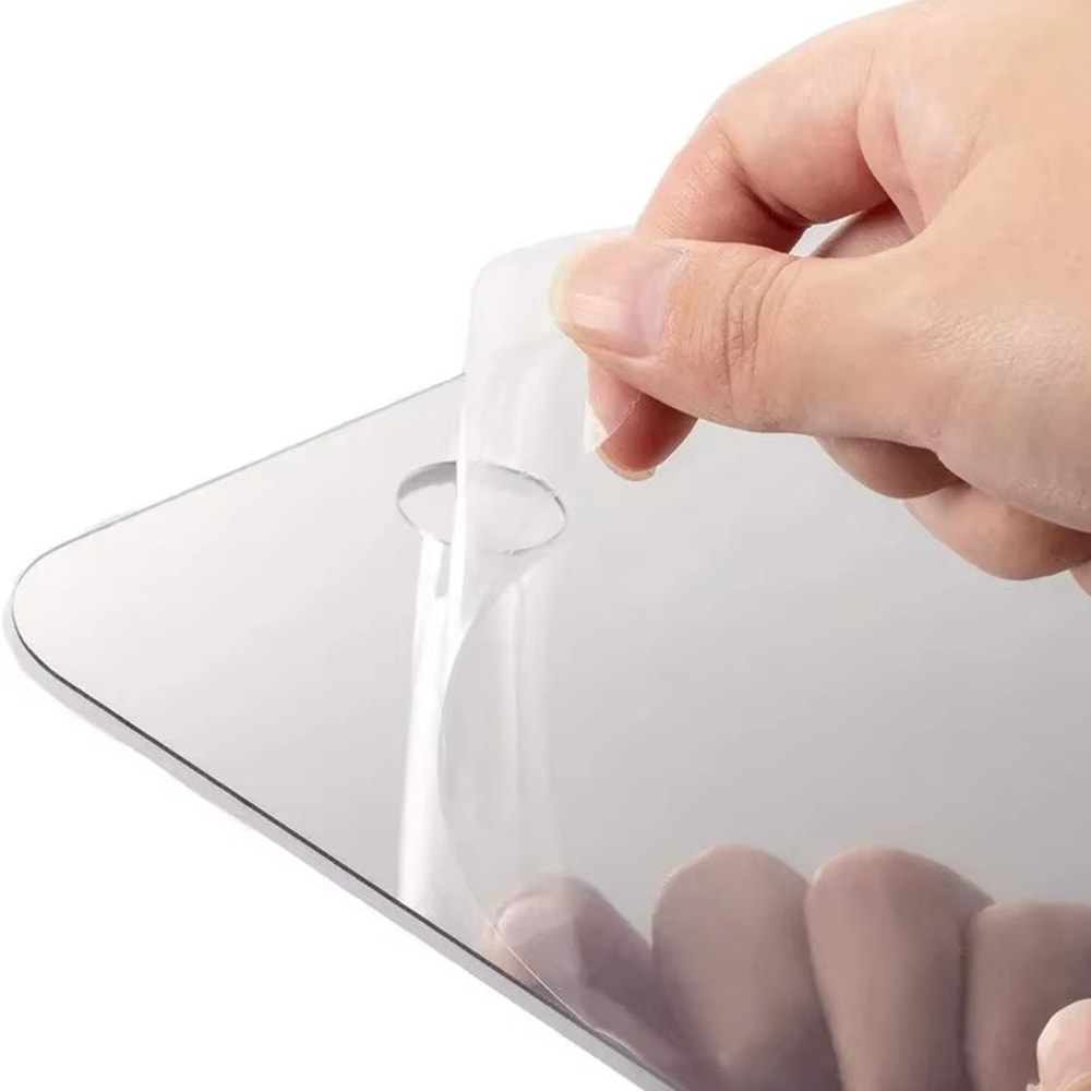 Acrylic FogFree Bathroom Shower Mirror With Wall Suction Portable Shaving Makeup Mirror 3