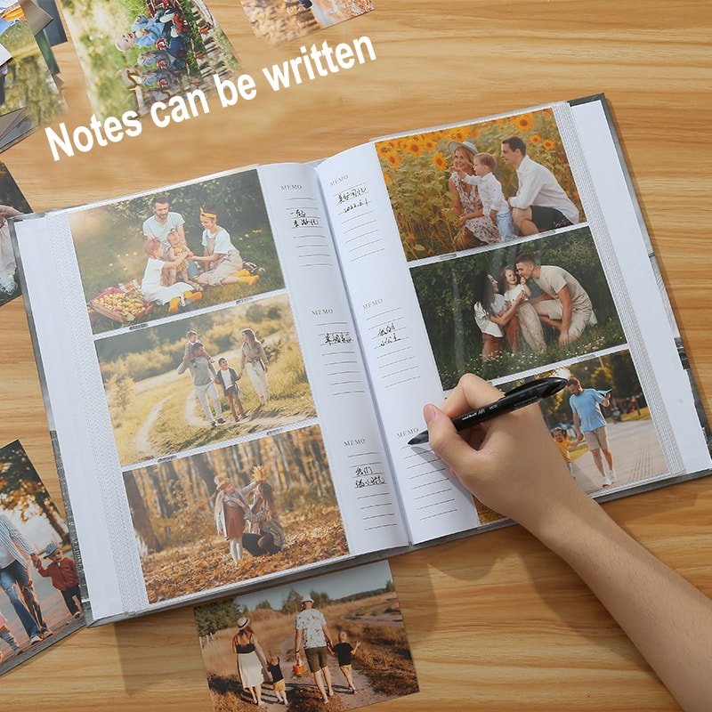 Vintage City Print Photo Album Wedding Memory Book Scrapbook Case For Photos 3