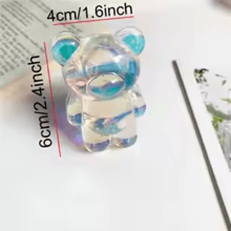 Foldable Bear Finger Grip Phone Stand For Mobile Accessories 3