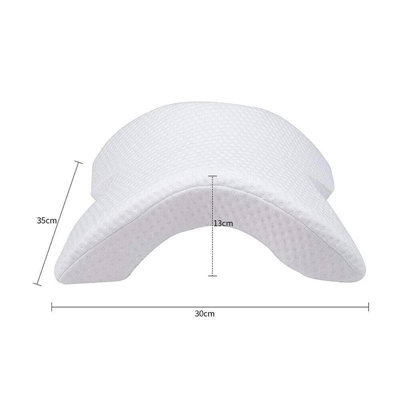 UShaped Orthopedic Neck Pillow Memory Foam Travel Support For Side Sleepers 5