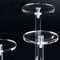 Transparent Round Acrylic Display Stand With Rectangular Base For Perfume Dolls Jewelry And Cosmeti 2