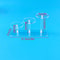 Transparent Round Acrylic Display Stand With Rectangular Base For Perfume Dolls Jewelry And Cosmeti 4