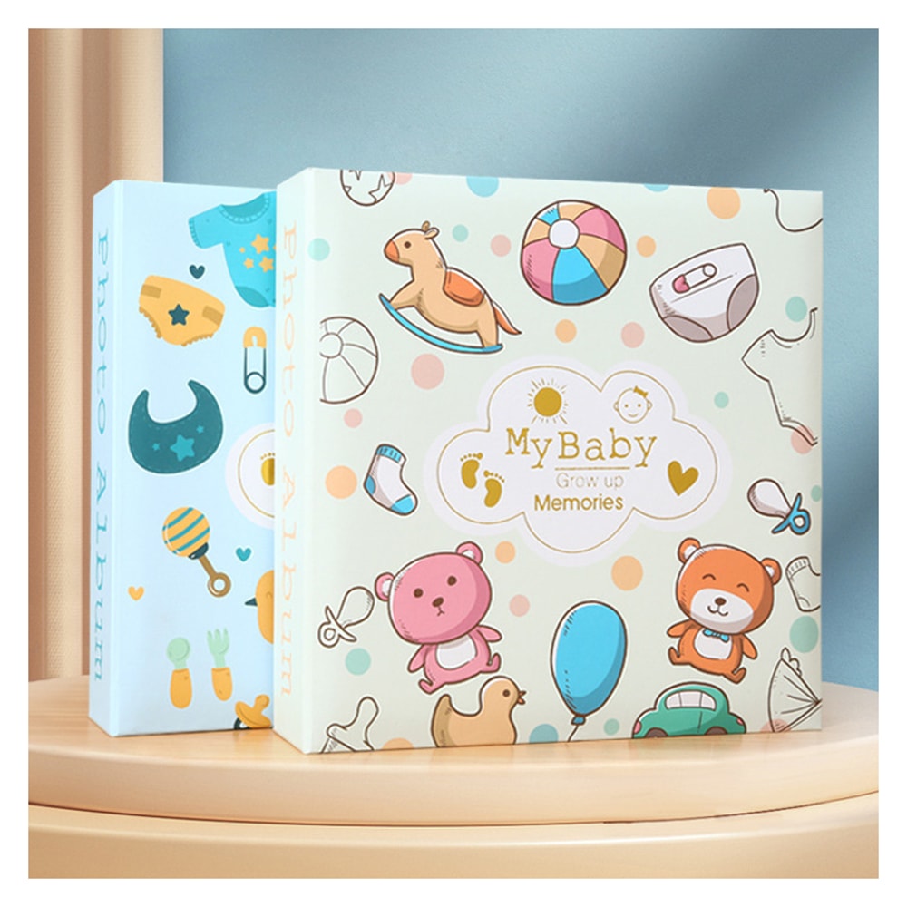 Pocket Cartoon Photo Album Baby Memory Photos Instax Collect Book Family Photocard Holder For Baby 0