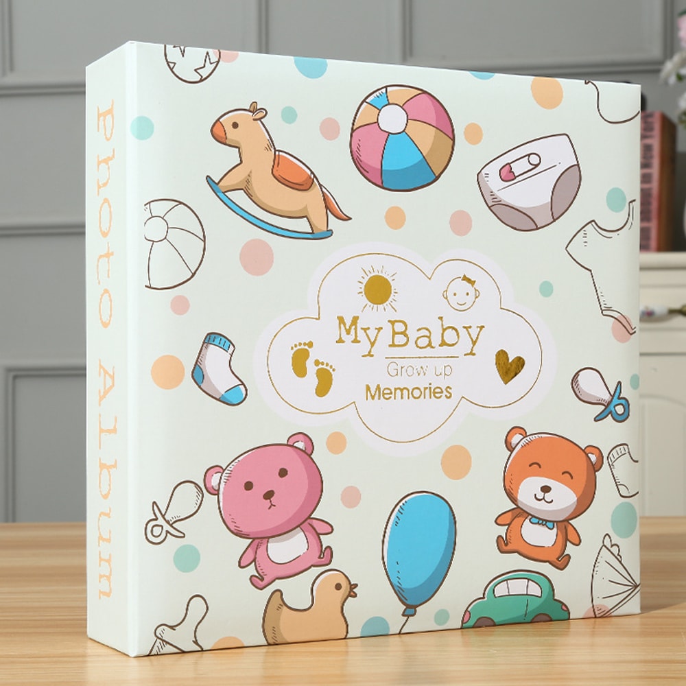 Pocket Cartoon Photo Album Baby Memory Photos Instax Collect Book Family Photocard Holder For Baby 4