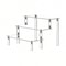 Clear Acrylic Cake Display Stand Elegant Transparent Trapezoidal Dessert Rack For Cupcakes And Swe 3