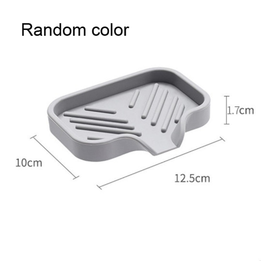 Silicone Faucet Mat Sink Tray Multifunctional Kitchen Storage Tray For Soap Sponge And Dishware 5