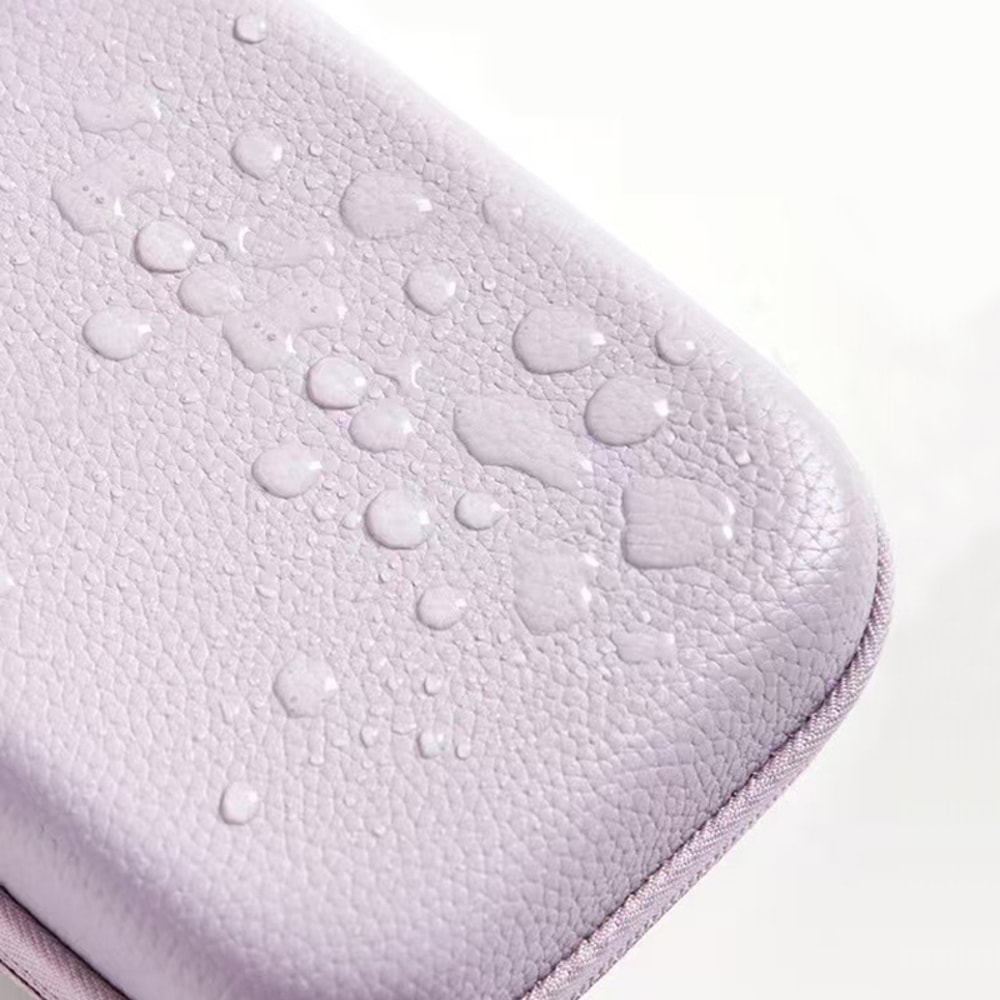 Earphone Storage Case Compact Zipper Pouch For Cables Chargers Small Tech Accessories 2