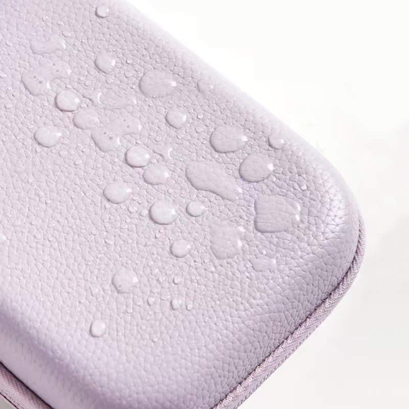 Earphone Storage Case Compact Zipper Pouch For Cables Chargers Small Tech Accessories 2