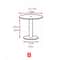 Elegant Transparent Acrylic Round Cake Stand For Desserts Cupcakes And Pastry Displays Perfect For 4