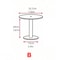 Elegant Transparent Acrylic Round Cake Stand For Desserts Cupcakes And Pastry Displays Perfect For 4