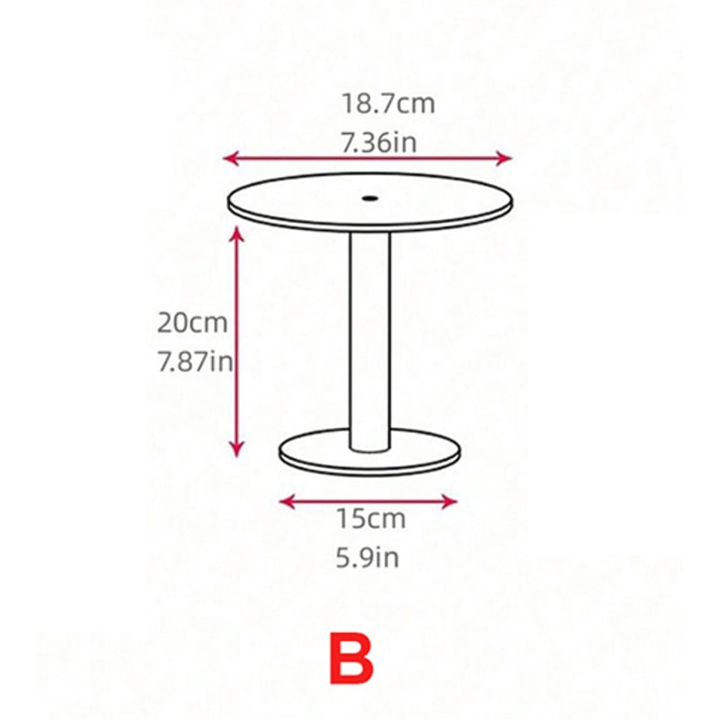Elegant Transparent Acrylic Round Cake Stand For Desserts Cupcakes And Pastry Displays Perfect For 4