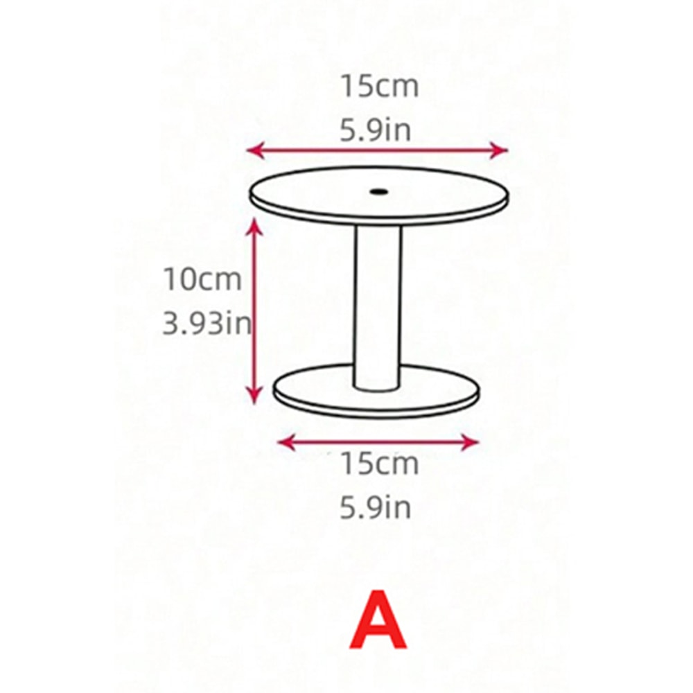 Elegant Transparent Acrylic Round Cake Stand For Desserts Cupcakes And Pastry Displays Perfect For 3