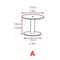 Elegant Transparent Acrylic Round Cake Stand For Desserts Cupcakes And Pastry Displays Perfect For 3