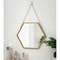 Hexagon Shape Decorative Mirror For Wall Elegant Hanging Bathroom Bedroom Cosmetic Mirror 1