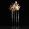 Acrylic Vase Flower Stands Set Clear Geometric Column Rack For Wedding Home Decor 1