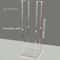Acrylic Vase Flower Stands Set Clear Geometric Column Rack For Wedding Home Decor 6