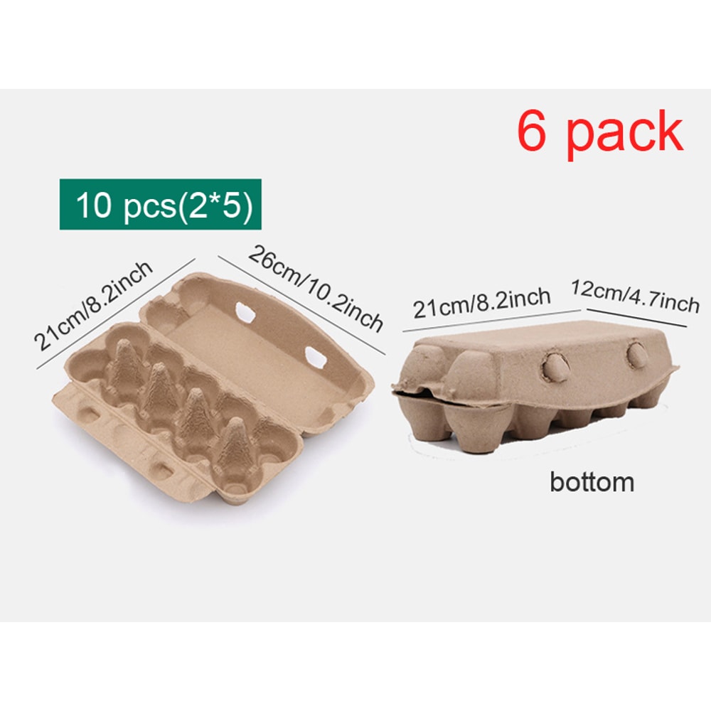 Reusable Cardboard Egg Cartons For Safe Fresh Storage Bulk Pack EcoFriendly And Durable 6