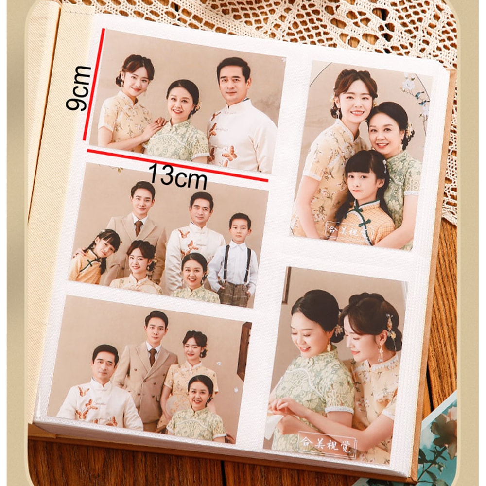 Personalized Family Photo Album Leather Memory Book For Wedding Kids 3