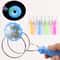 Magnetic Orbit Spinning Top Toy Creative Hand Cranked LED Luminous Spinning Toy For Kids Ideal Gif 3