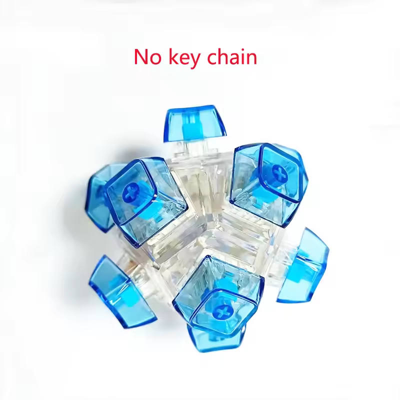 Fidget Decompression Keyboard Key Toy For Adults Stress Relief Keychain For Boys And Girls 4